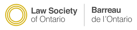 *Le logo du Barreau de l’Ontario est une marque déposée possédée par le Barreau de l’Ontario.
