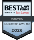 Best Law Firms in Immigration Law 2026 badge